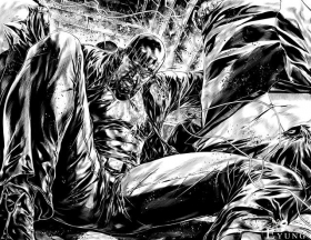美式漫画线稿看着绝对是享受！黑白线稿有种彩稿无法替代的魅力！