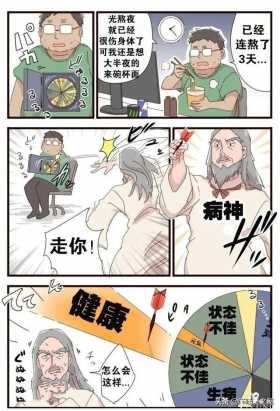 漫画故事：病神来了