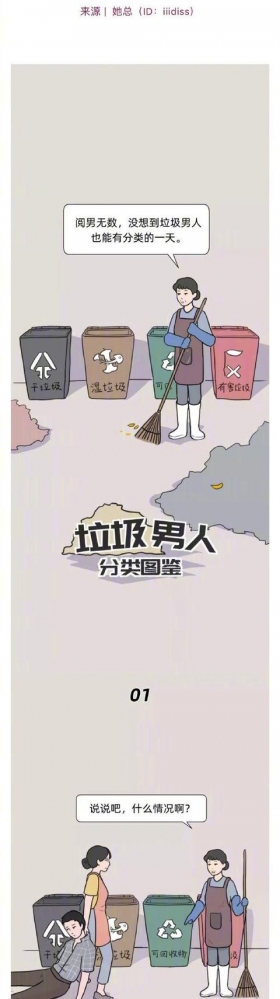 漫画：垃圾男人分类图鉴。 ​​​