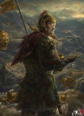 国人插画大佬绘制的古风神话题材插画作品！画风厚重画面非常震撼
