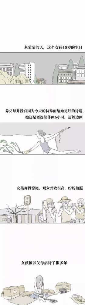 人性漫画：一个18岁女孩的受虐记录