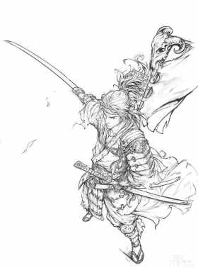 一组高质量动漫线稿作品欣赏！不需要色彩的线稿也能很精彩