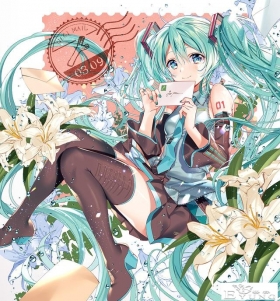 一组非常漂亮的初音未来同人插画作品欣赏！画面真是相当华丽啊
