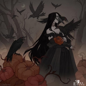 俄罗斯插画师的一组颇具个性的插画作品！充满了浓浓的哥特风格