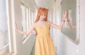 三组日本人气动漫角色“明日香”COSPLAY作品欣赏！还原度爆表！