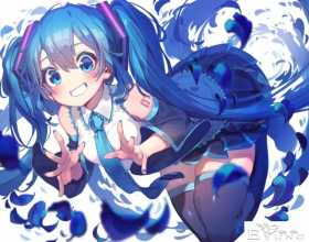 一组画面唯美的初音未来同人插画欣赏！造型相当漂亮的高质量作品