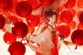 造型漂亮色彩唯美的一组国风（古典）人物插画作品！让人赏心悦目