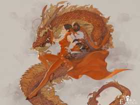 虽然图不多，但这组韩国的同人插画和人物设定相当精彩！很有水平