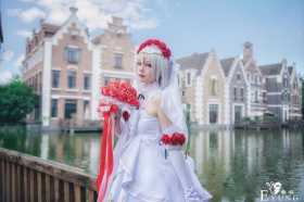 三组漂亮妹子COS的国产游戏《崩坏学园》角色德丽莎！造型很不错