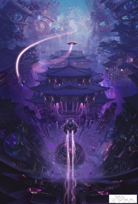 脑洞大开的一组“概念场景”插画作品！无论想法还是画技都很出色