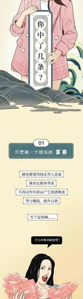 漫画：“中年少女”有什么表现