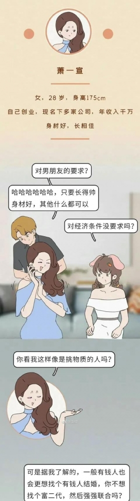 漫画：170男生与160女生群体着实尴尬