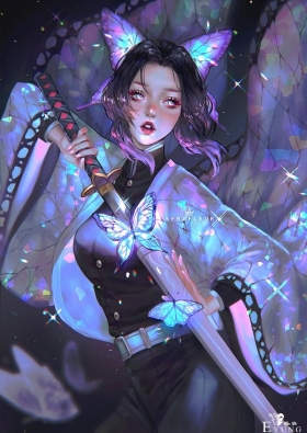 来自菲律宾的插画师绘制的漂亮女性动漫人物！很有个人风格的作品