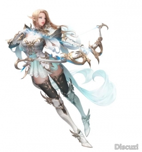 韩国插画师的一组女性人物设定作品！在这个作者笔下大长腿是标配