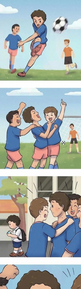 漫画故事：后来，我们再也不能见了