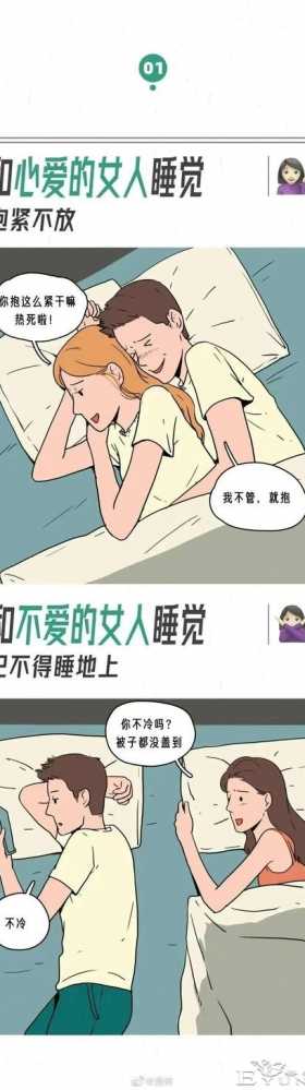 漫画：男生对待喜欢的女生vs不喜欢的女生