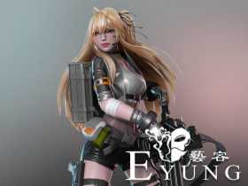 一组相当精美的3D人物建模作品欣赏！造型帅气制作水平相当高！