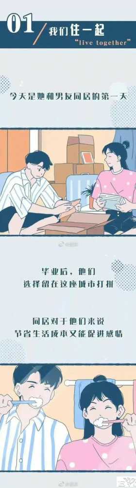 漫画：你怎么看待同居过的女生？